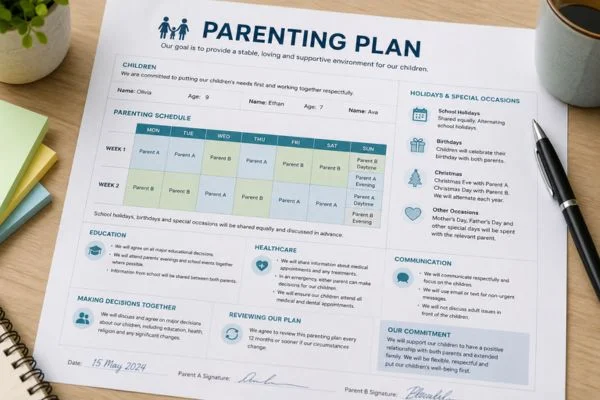 Understand parenting plans Doncaster